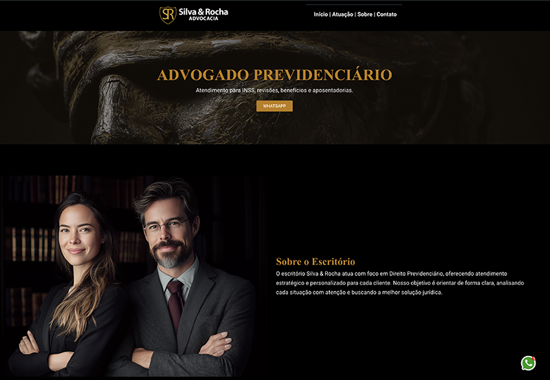 Site para advogado previdenciário